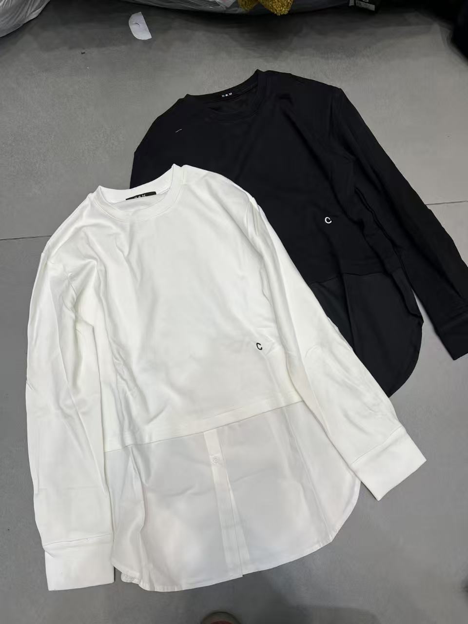 D M货正品磨毛加厚大版T宽松显瘦粗