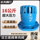 法兰铸铁水泵单向止回底阀抽水泵吸水新型底阀门DN40 80100