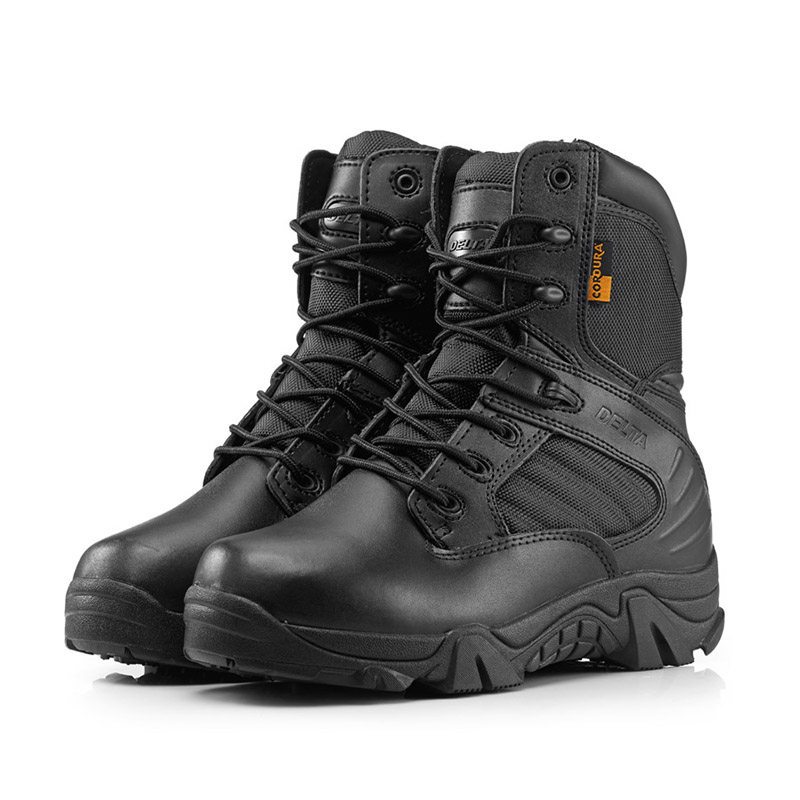 Boots militaires pour homme en cuir - Ref 1398738 Image 4