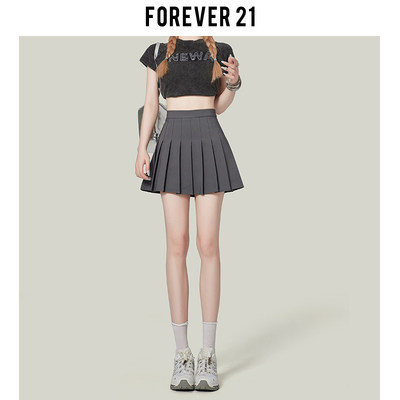 Forev21伯克利灰色百褶半
