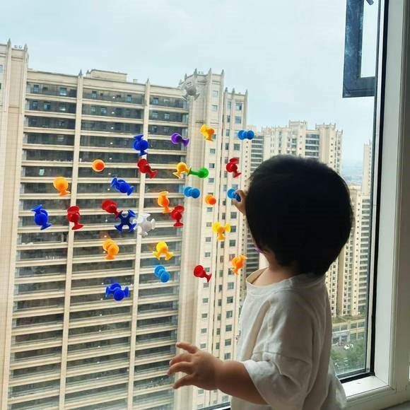 多巴胺吸吸乐硅胶吸盘积木认知启蒙幼儿园教具儿童玩具益智3到6岁