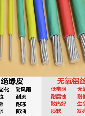 BLV铝线电线家用户外线10/16/25/35/50/N70平方铝线单芯单股电缆