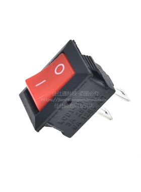 红色101-2P 两档两脚 2档2脚 10*15MM电源翘板饮水机船型开关
