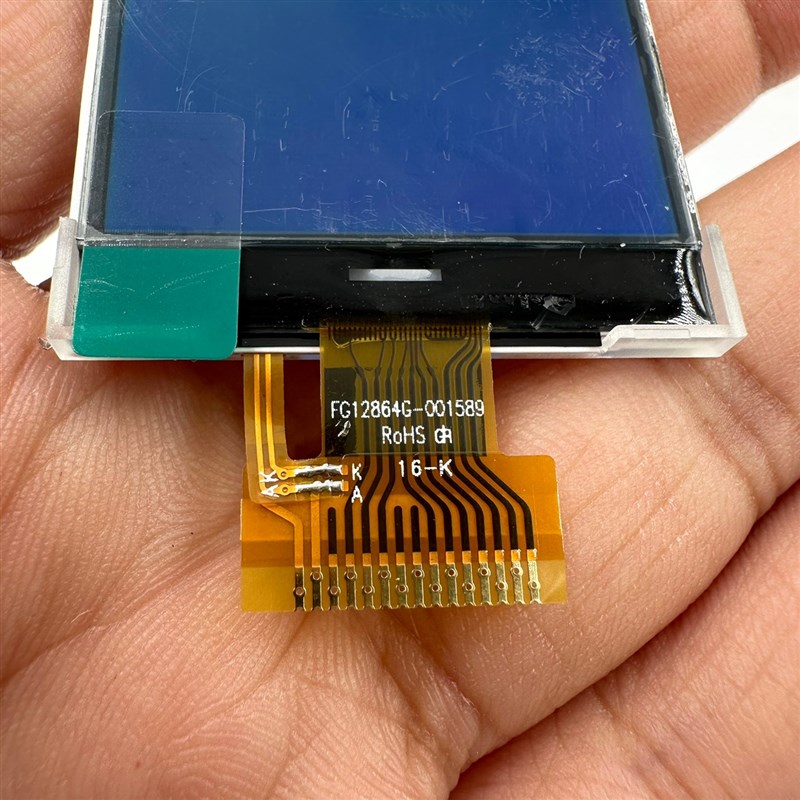 12864LCD屏 带背光 spi串口 st7567驱动 1W.4寸 研究价