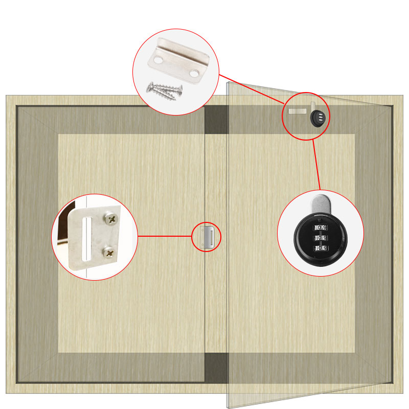 抽屉密码锁家具办公桌防盗锁铁皮更衣柜文件柜门锁信箱奶箱转舌锁