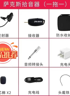 二胡专用无线麦克风户外耳麦扩音器葫芦丝笛子乐器演出专用拾音器