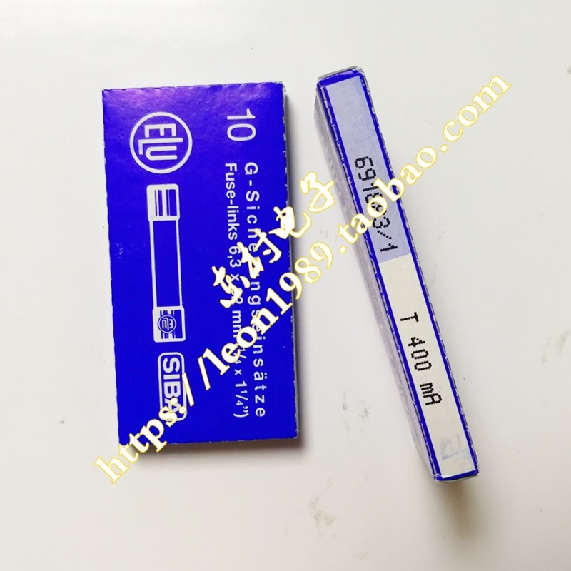 德国SIBA保险丝 7006565 189140熔断器 6.3*32mm T400mA 500V