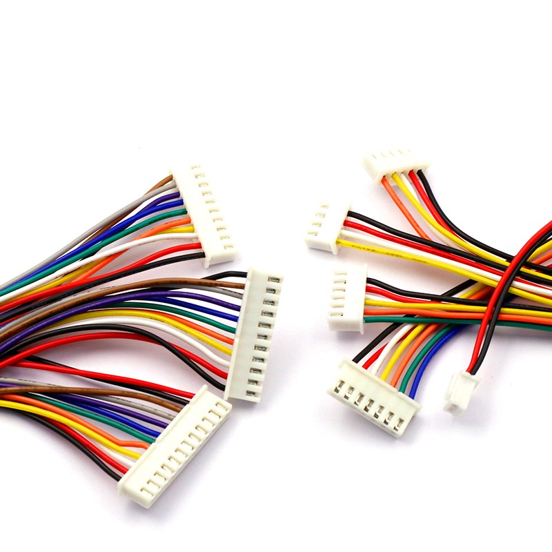 XH2.b54 电子线 端子线单头镀锡 30CM彩排线连接线2/3/4/5/6/10P