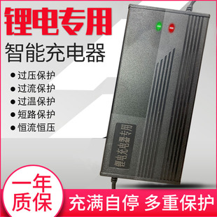 电动车锂电池充电器通三元 聚合物磷酸铁锂48v5a60v5a72v54.7V快充