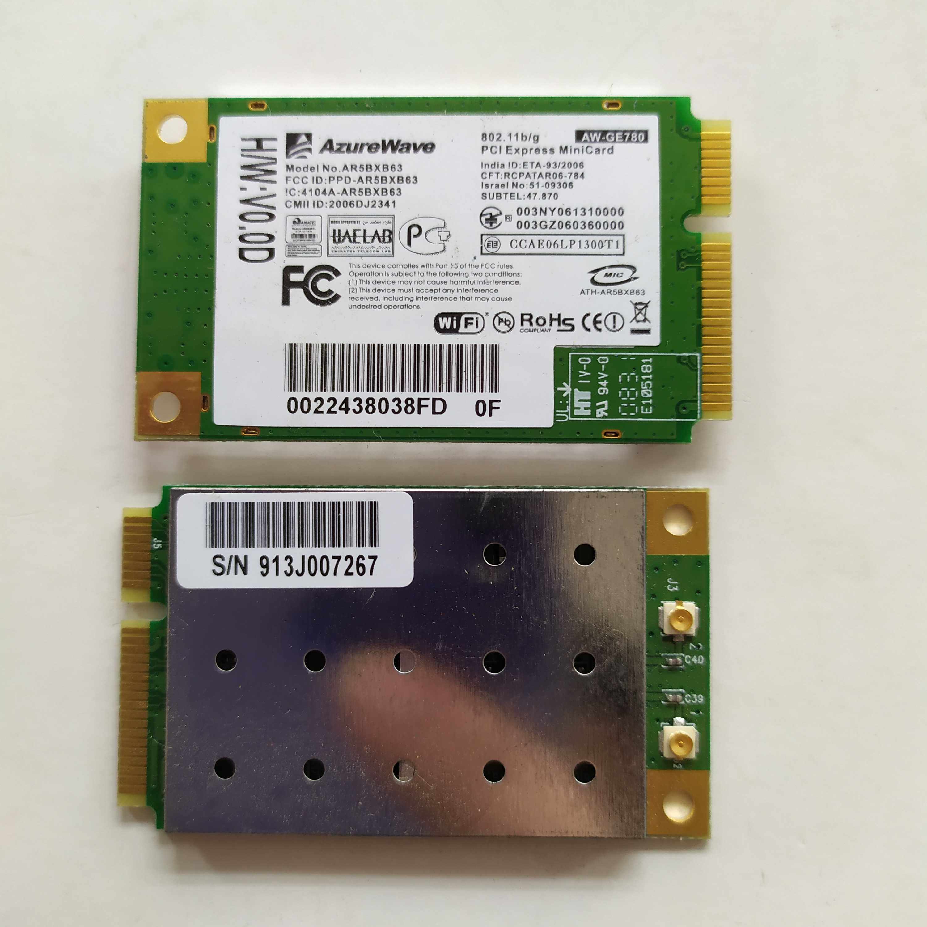 AW-GE780 笔记本内置无线网卡 ar5bxb63 现货