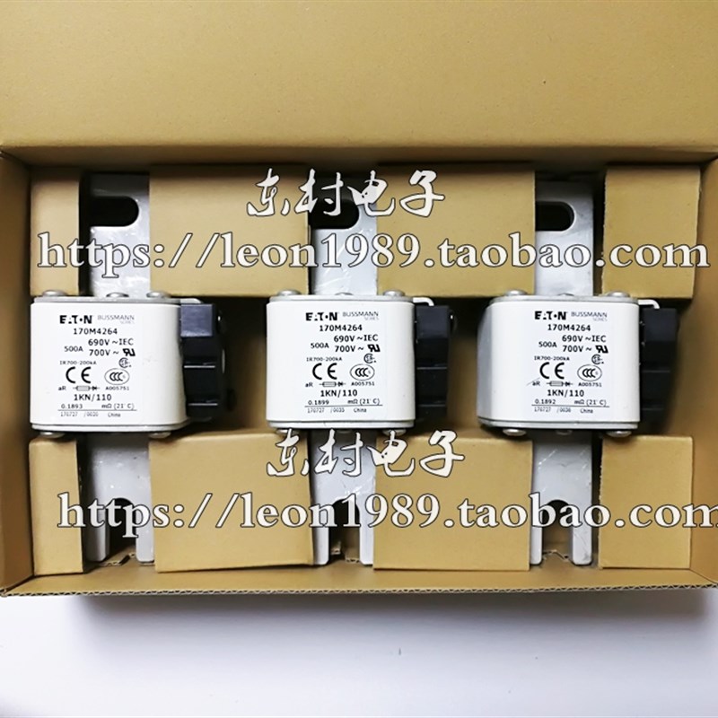 美国EATON BUSSMANN保险丝170M4265 170M4264 690V 500A 550A熔