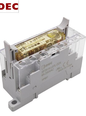 全新和泉RF3V-4A2B-D24 6A强制导向式 安全继电器SF3V-6-L07L-D24