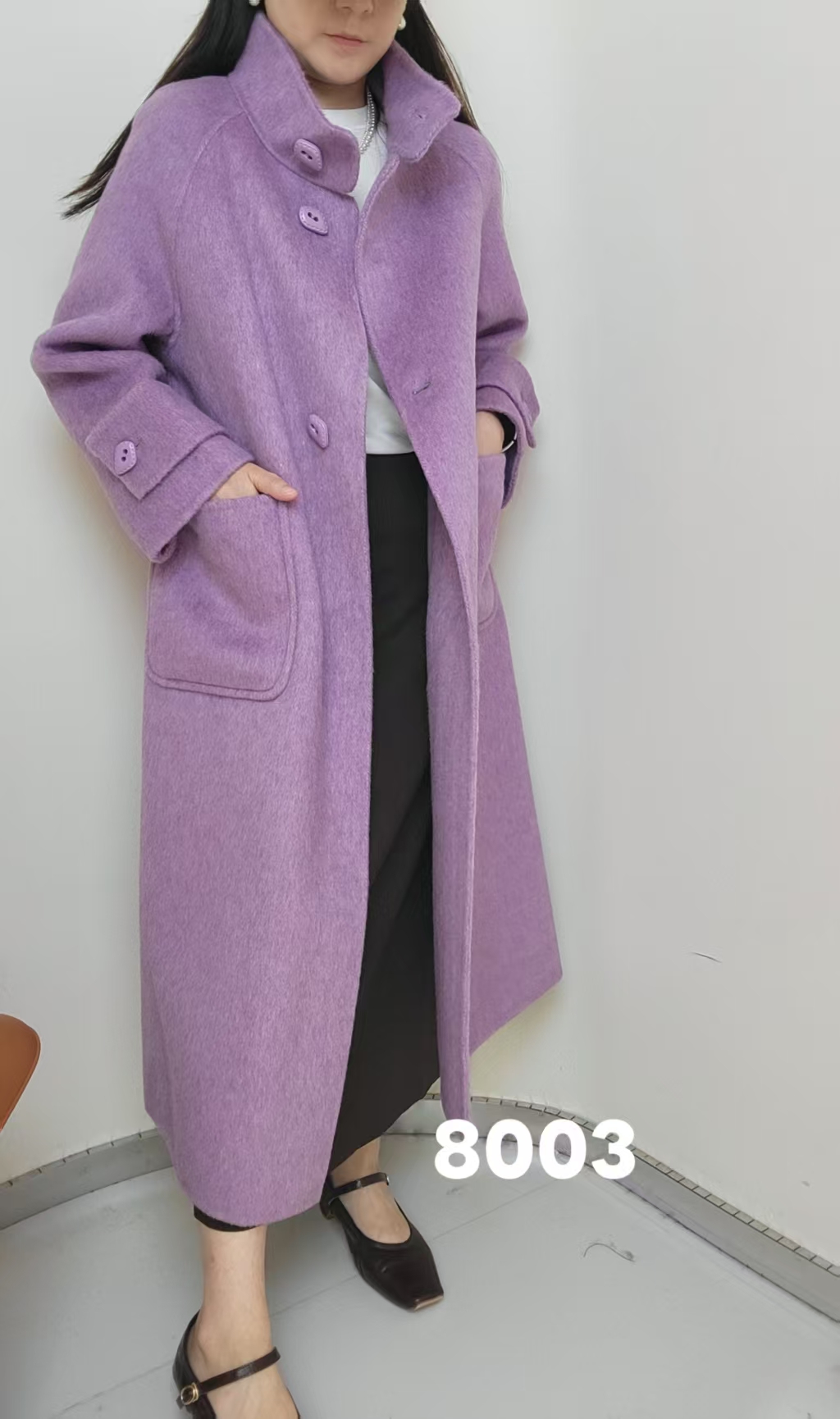 2025秋冬新款双面羊绒大衣女中长款韩版宽松羊毛呢子外套