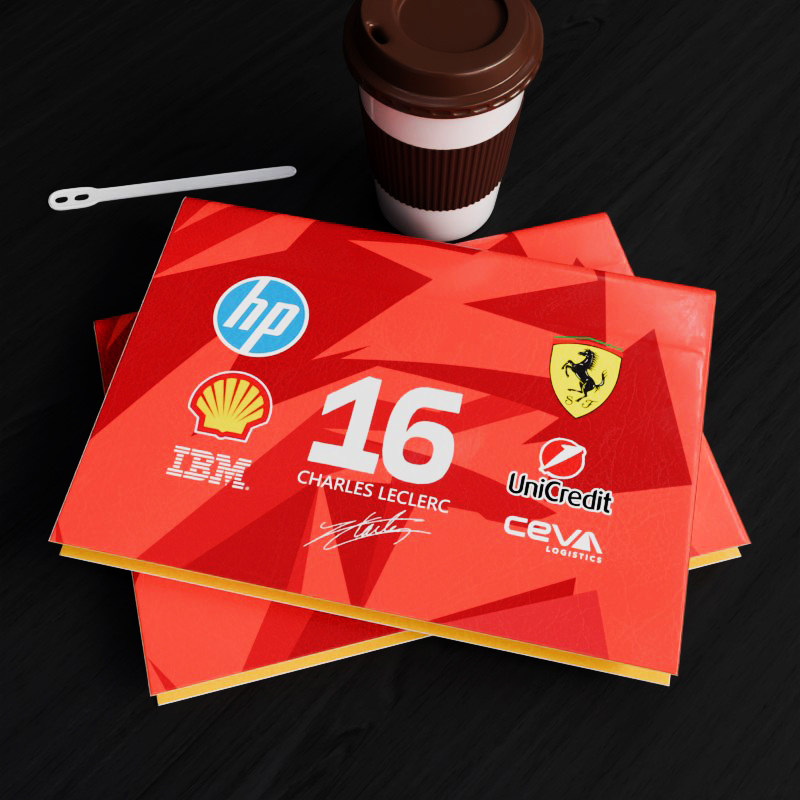 F1法拉利拉斯维加斯特别涂装笔记本手账本A5学生男友生日礼物空白