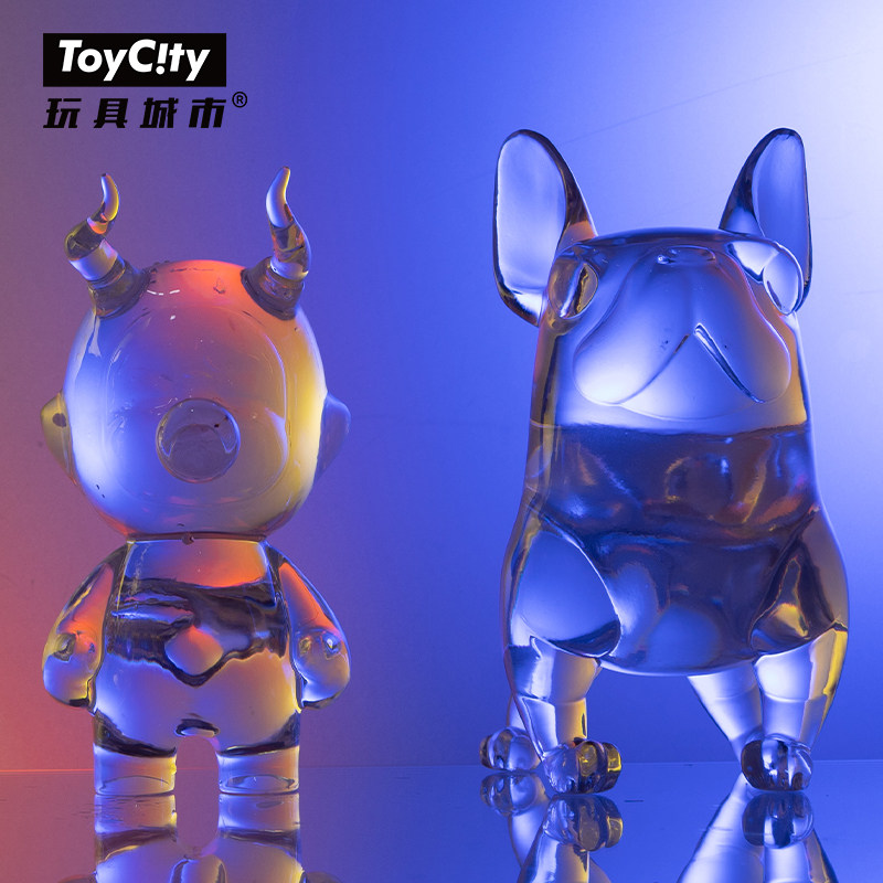 toycity玩具城市克里斯托系列潮玩手办透明公仔收藏摆件盲盒礼物