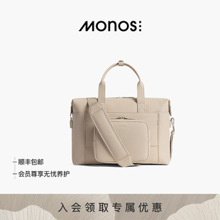 简约行李肩带手提包 Monos摩纳世「Metro」旅行包大容量时尚