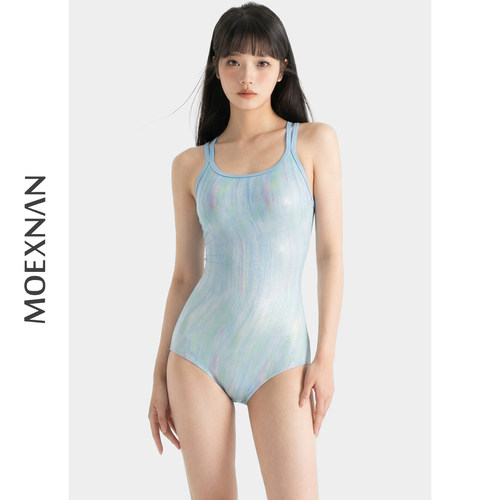 女连体三角泳衣显瘦专业竞速温泉