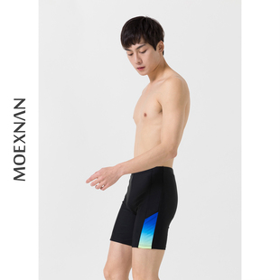 时尚 速干泳衣黑色舒适泡温泉度假泳装 泳裤 平角游泳裤 男士 韩国新款