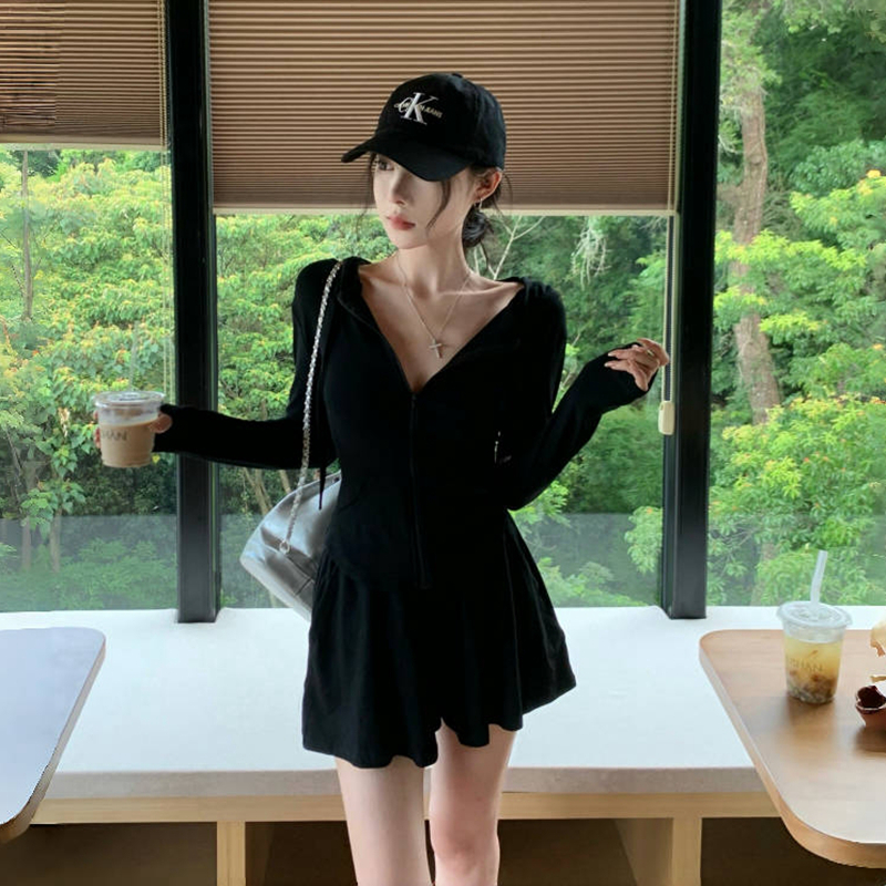 休闲运动防晒套装女夏季2025年新款网红爆款纯欲小个子穿搭一整套