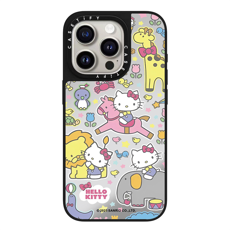 香港适用于16promax凯蒂猫KT可爱苹果16promax壳iphone15plus/14pro/13/12高级感男女款全包防摔磁吸