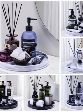 样板房摆件蜡烛香薰洗手间装饰品