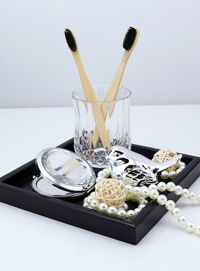 样板间卫生间摆件托盘组合装饰品