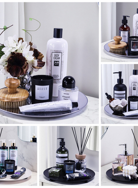 样板间卫浴摆件洗手台面香薰蜡烛