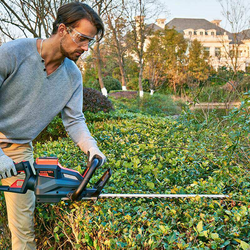 沃施worth  锂电池充电式花草修剪机割草机绿篱剪绿篱机草坪修边