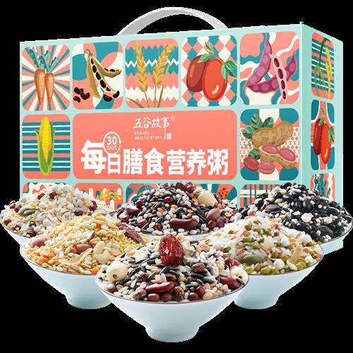 五谷故事杂粮粥30日膳食粥八宝粥绿豆百合粥3kg小米红豆粗粮礼盒属于什么档次？