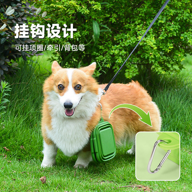 现货方形硅胶折叠碗户外