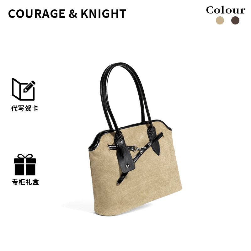 磨砂皮托特包时尚百搭通勤手提包