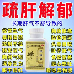 消逍遥丸正品 功效与作用XJ 官方旗舰店疏肝健脾仲景小金丸女男性