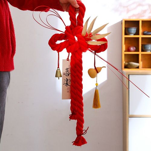 2025春节新款中国结diy材料入户门客厅万字结福字挂件新年装饰品