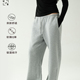 抽绳灰色运动休闲裤 宽松阔腿裤 女 低腰长裤 ULIMBER2025秋冬新美式