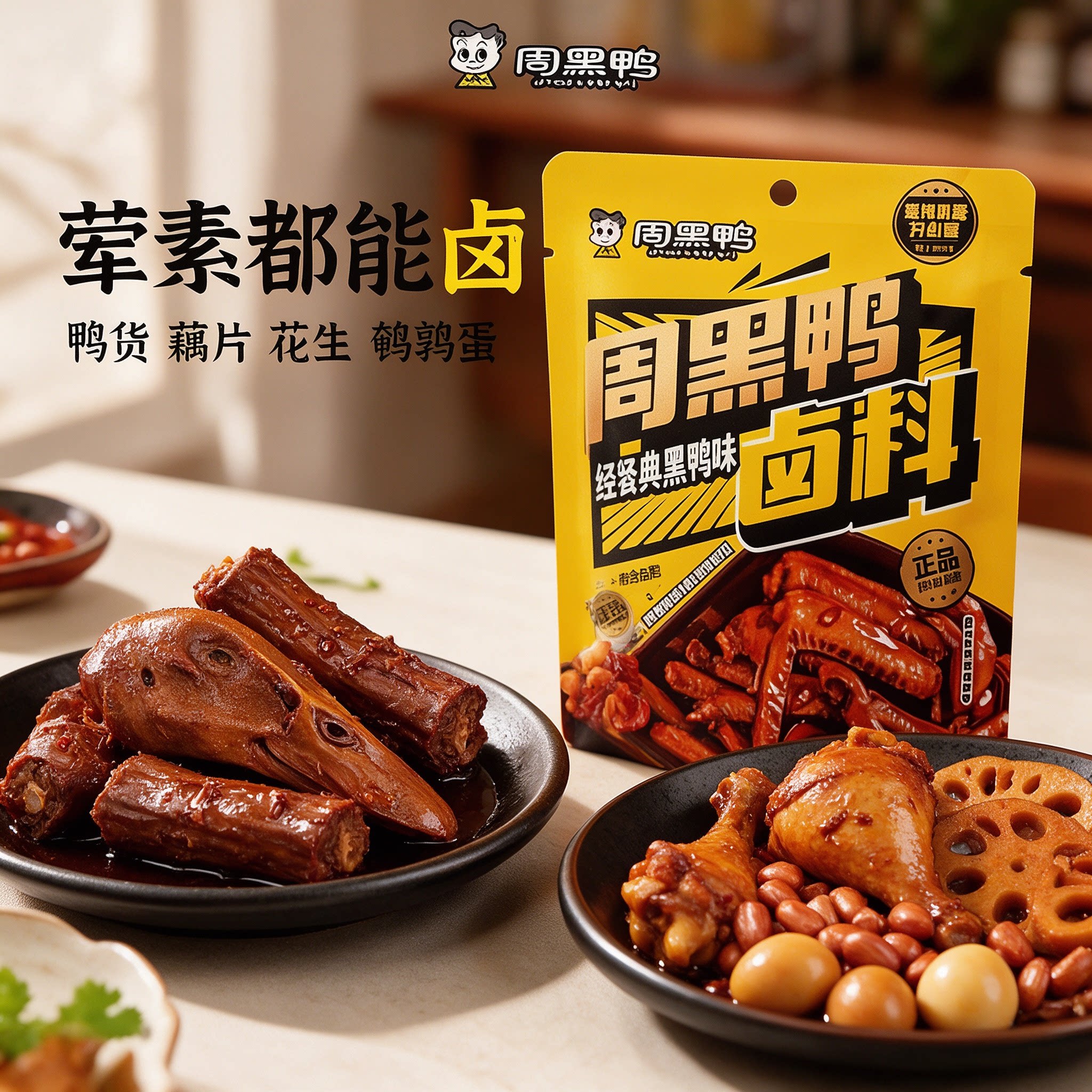 周黑鸭武汉风味甜辣卤料包