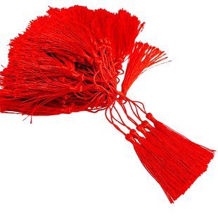 流苏穗子中国结diy材料穗子红色吊穗书签喜糖盒挂绳小流苏线配件