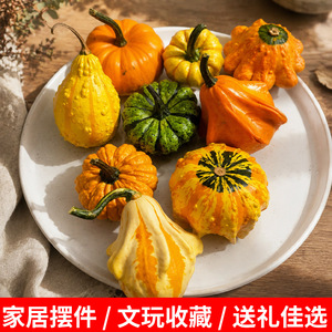 墨西哥七彩手捻观赏葫芦摆件