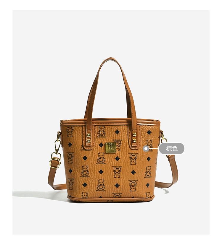 包包女2024新款单肩斜挎女包时尚印花小方包网红菜篮子水桶包韩版,箱包皮具/热销女包/男包,通用款女包,淘宝优惠券,粉丝福利购,淘宝优惠卷