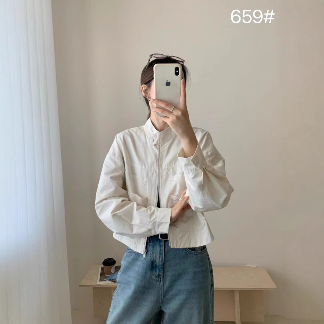 又A又飒秋款长袖短款防风复古飞行夹克女韩系高级感女装新款外套,运动服/休闲服装,棒球服,淘宝优惠券,粉丝福利购,淘宝优惠卷