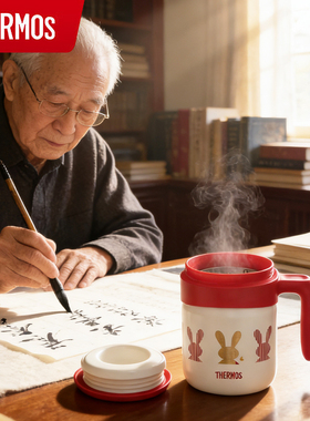 膳魔师TCMM-520柏拉兔发财兔新年礼物送爸妈高档不锈钢保温杯