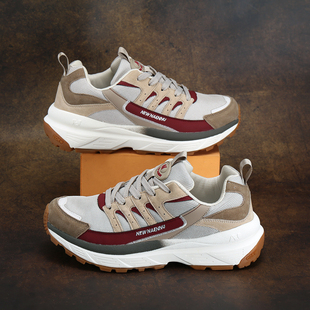 新百伦男鞋新款四季网面厚底轻便防滑耐磨休闲运动时尚减震跑步