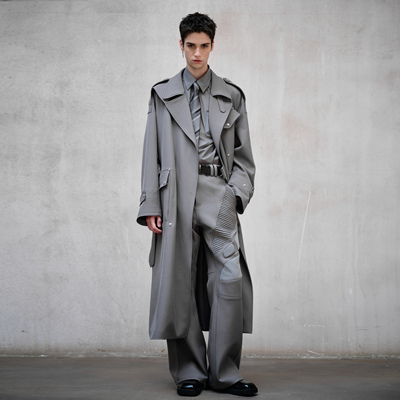 大衣廓形秋冬明星同款高级感外套