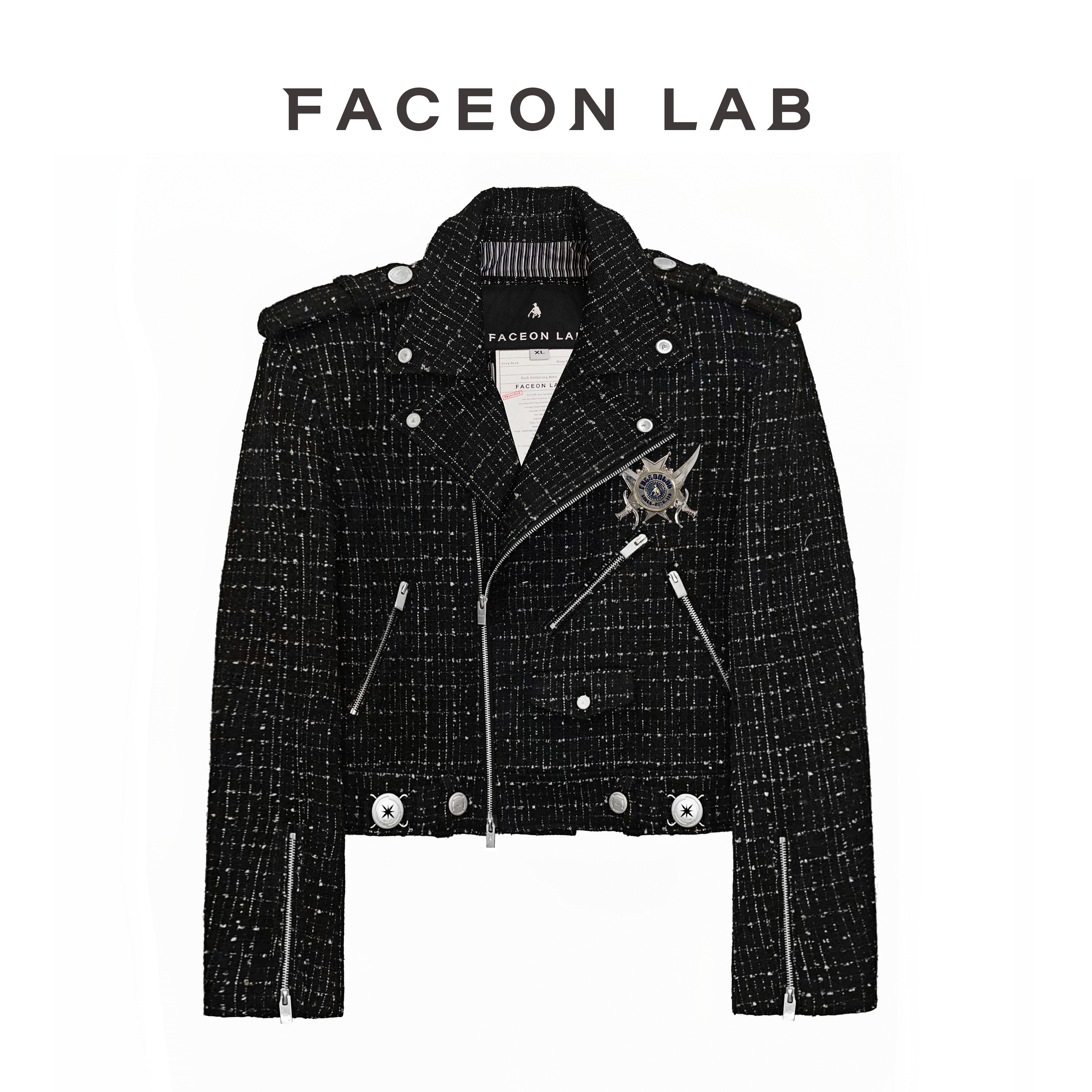 小香风设计师明星同款短款夹克