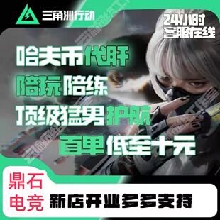 三角洲行动纯绿双护航陪玩打手寻宝鼠非洲之心哈弗币代练肝端游PC