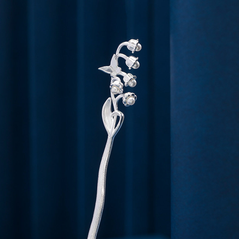 s925纯银铃兰花发簪古风汉服旗袍发饰简约民族风簪子,饰品/流行首饰/时尚饰品新,其它首饰,淘宝优惠券,粉丝福利购,淘宝优惠卷