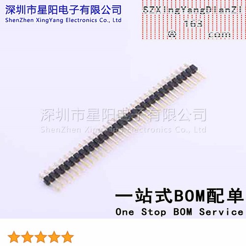 X4611WRS-32I-C40D28 2mm 1x32P卧贴 方针 排数 单排 总PIN位数32