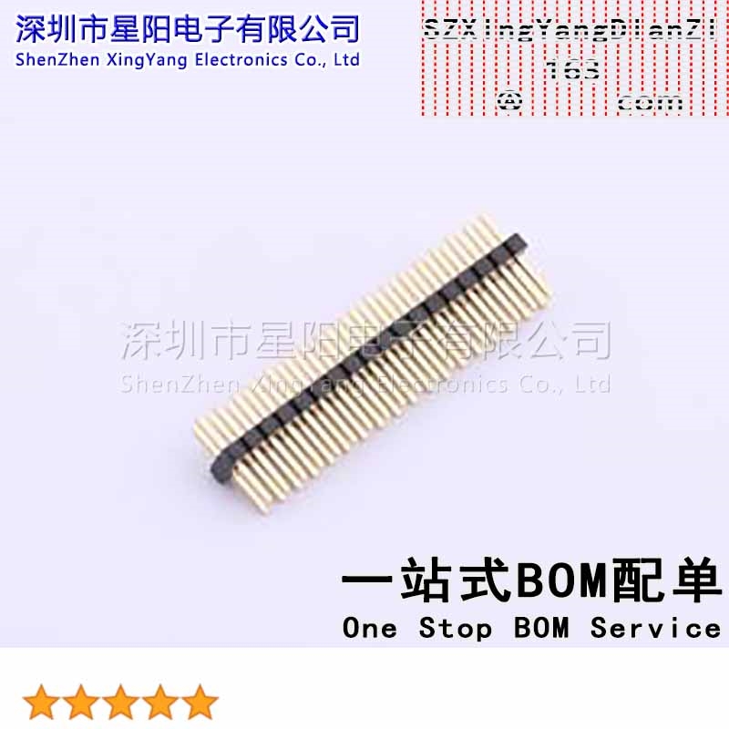 X1321WV-2x18J-C30D23 1.27mm 2x18P直插 方针 排数 双排 总PIN位