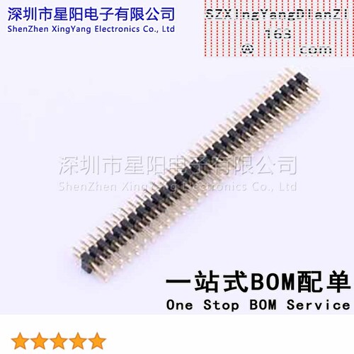 X4621WV-2x29I-C28D40 2mm 2x29P直插 方针 排数 双排 总PIN位数5