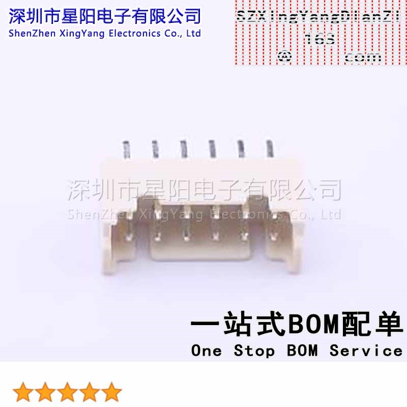 X2026WV-2x06-N0SN (5Pcs)PHD 2mm 2x6P直插 参考系列PHD间距2mm