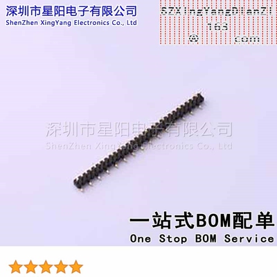 X1311WVS-30J-C18D42R2 1.27mm 1x30P立贴 方针 排数 单排 总PIN